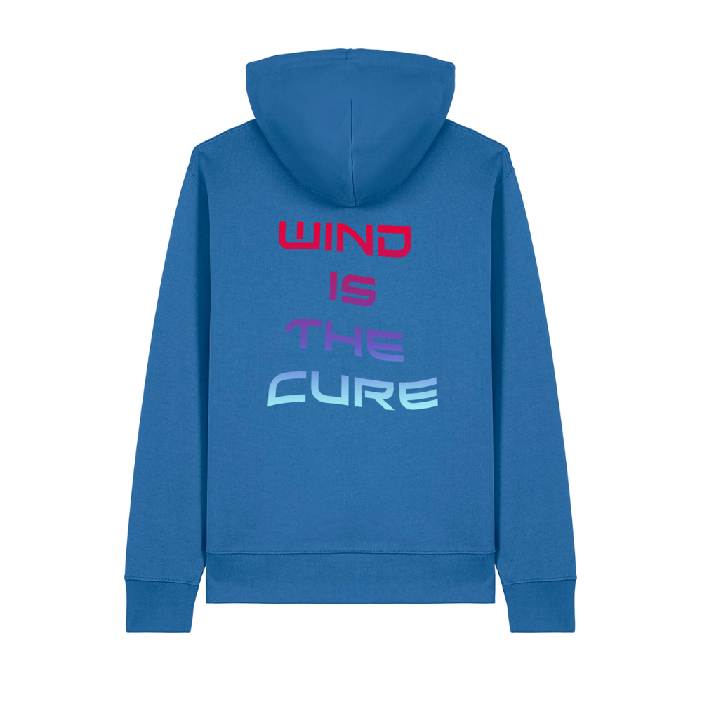 Colorful Logo Hoodie Blue