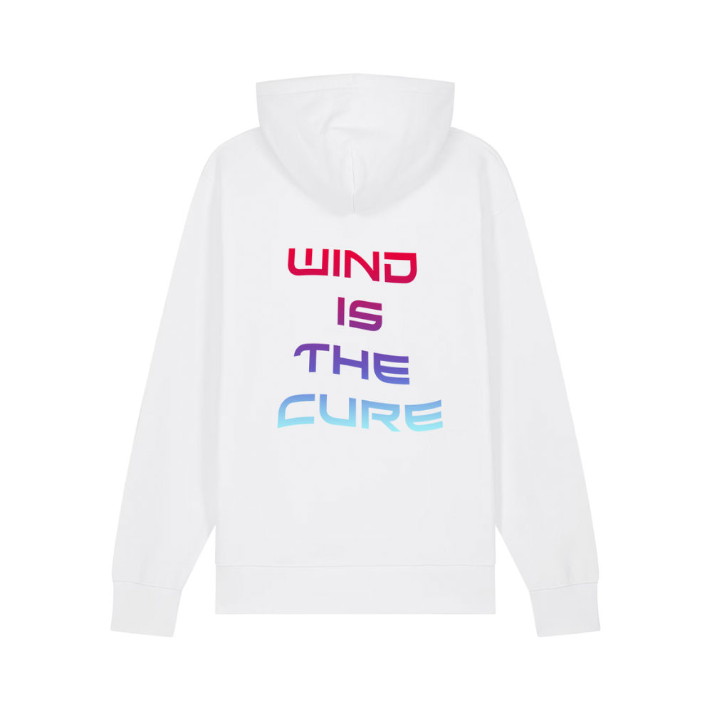 Colorful Logo Hoodie White